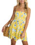 Women's Floral Print Strapless Summer Casual Sleeveless Beach Party Mini Tube Dress Sundresses