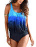 XXXITICAT Women's Sexy Gradient Sling Swimwear Bikini Bathing Suit Sporty Two Piece Printed Padded Swimsuit Tankini Sets
