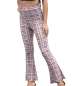 SEMATOMALA Women's Leopard Printed Wide Leg Bell Bottom Hippie High Waist Skinny Flare Long Trousers Yoga Pants