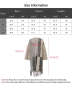 ECDAHICC Women's Oversized Open Front Long Cardigans Sweater Loose Long Sleeve Embroidery Tassels Kimono Fringe Outwear