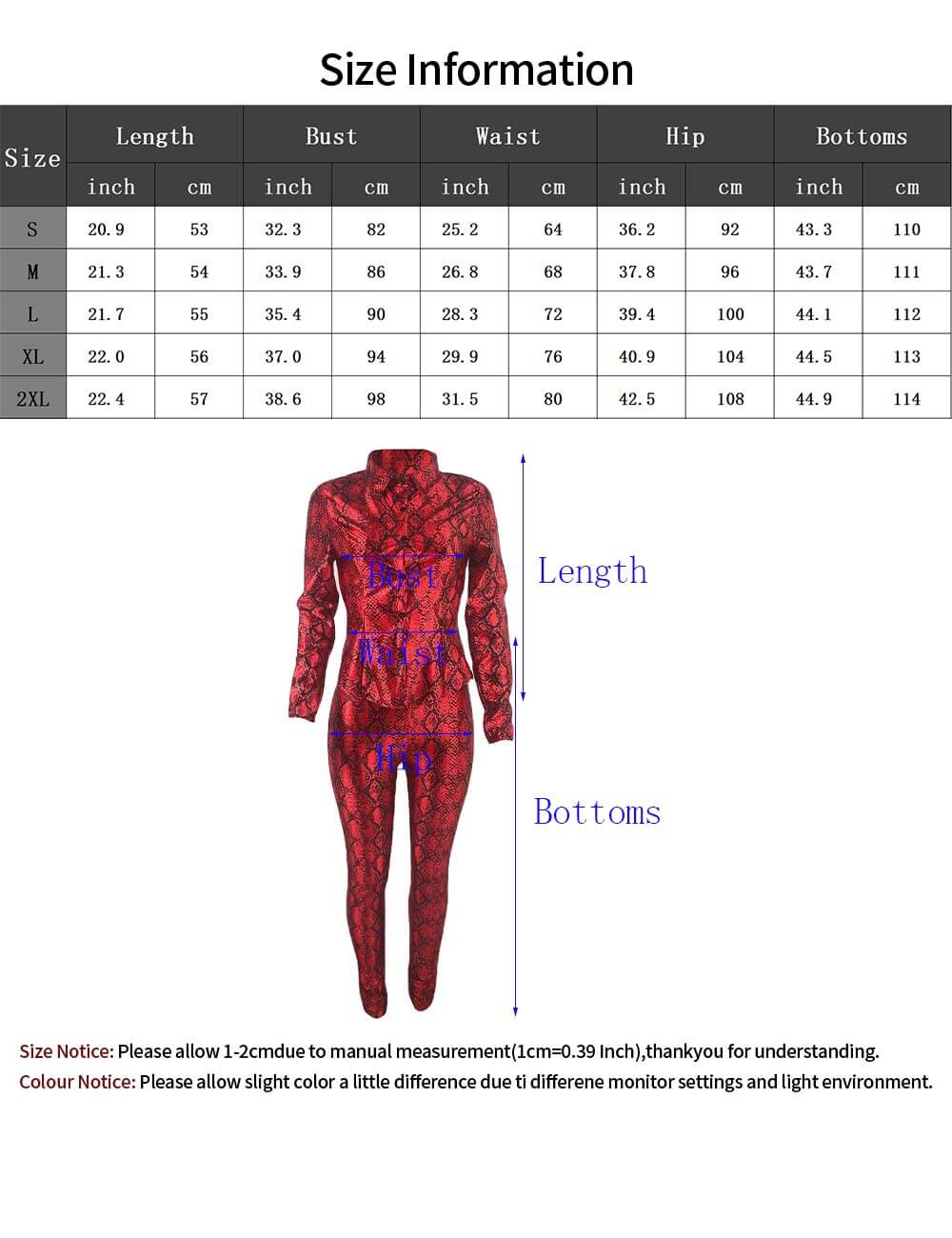  Women's 2 Piece Outfits Snakeskin Print Long Sleeve Button Down Blouse Tops Bodycon Pants Sweatsuits Sets
