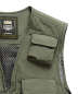 ECDAHICC Men's Casual Outdoor Work Safari Fishing Travel Photo Cargo Vest Jacket Quick Dry Waistcoat Multi Pockets