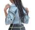 SOMTHRON Women's Retro Denim Jeans Outfits Coat Spring Ruffle Sleeves Jeans Outerwear Denim Short Jacket