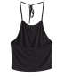 SEMATOMALA Women's Tie Halter Tops Casual Camisole Sleeveless Backless Vest Cami Tank Top